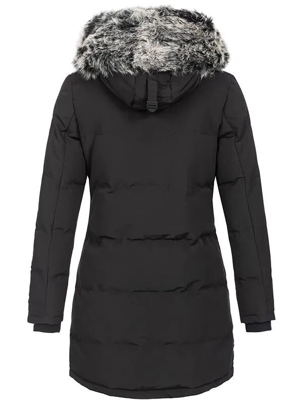 Designer women's winter coat parka