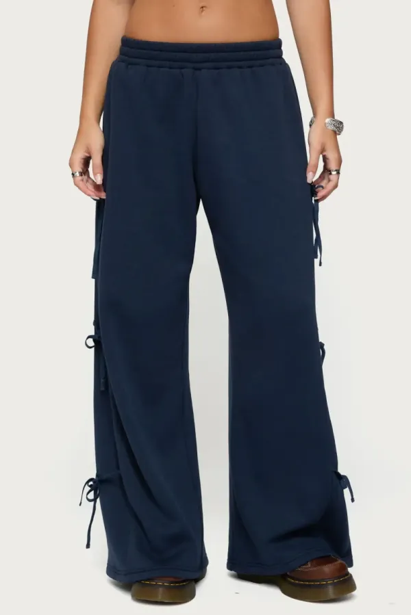 Claudette Baggy Ribbon Sweatpants