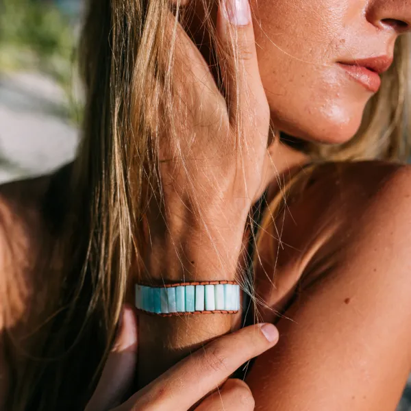 Leather Tree Of Life Bracelet