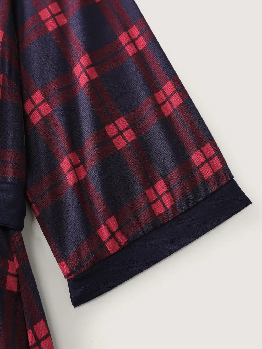 Holiday Plaid Waist-Tie Maxi Dress