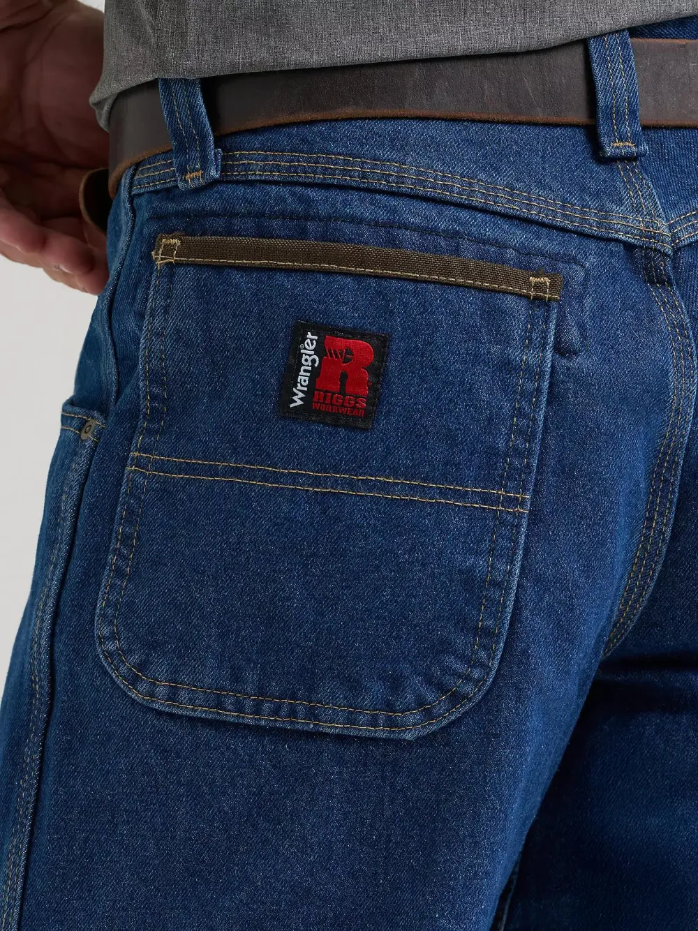 WRANGLER RIGGS WORKWEAR WORK HORSE JEAN - RELAXED FIT IN ANTIQUE INDIGO