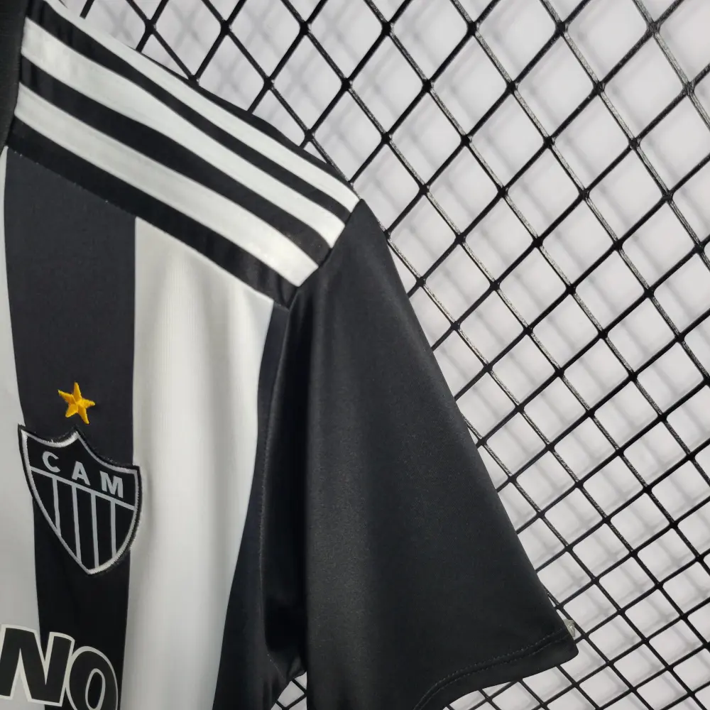 Camisa Atlético Mineiro Home 22/23 - Preta e Branca