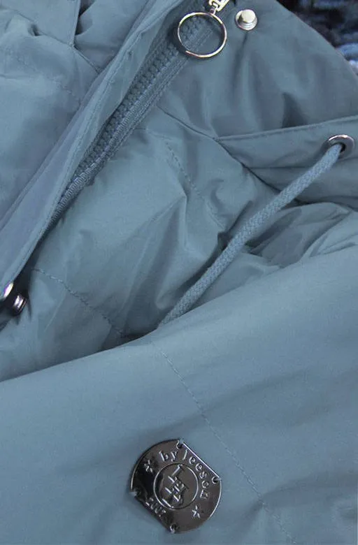 BLUE WATERPROOF QUILTED LADIES 'JACKET