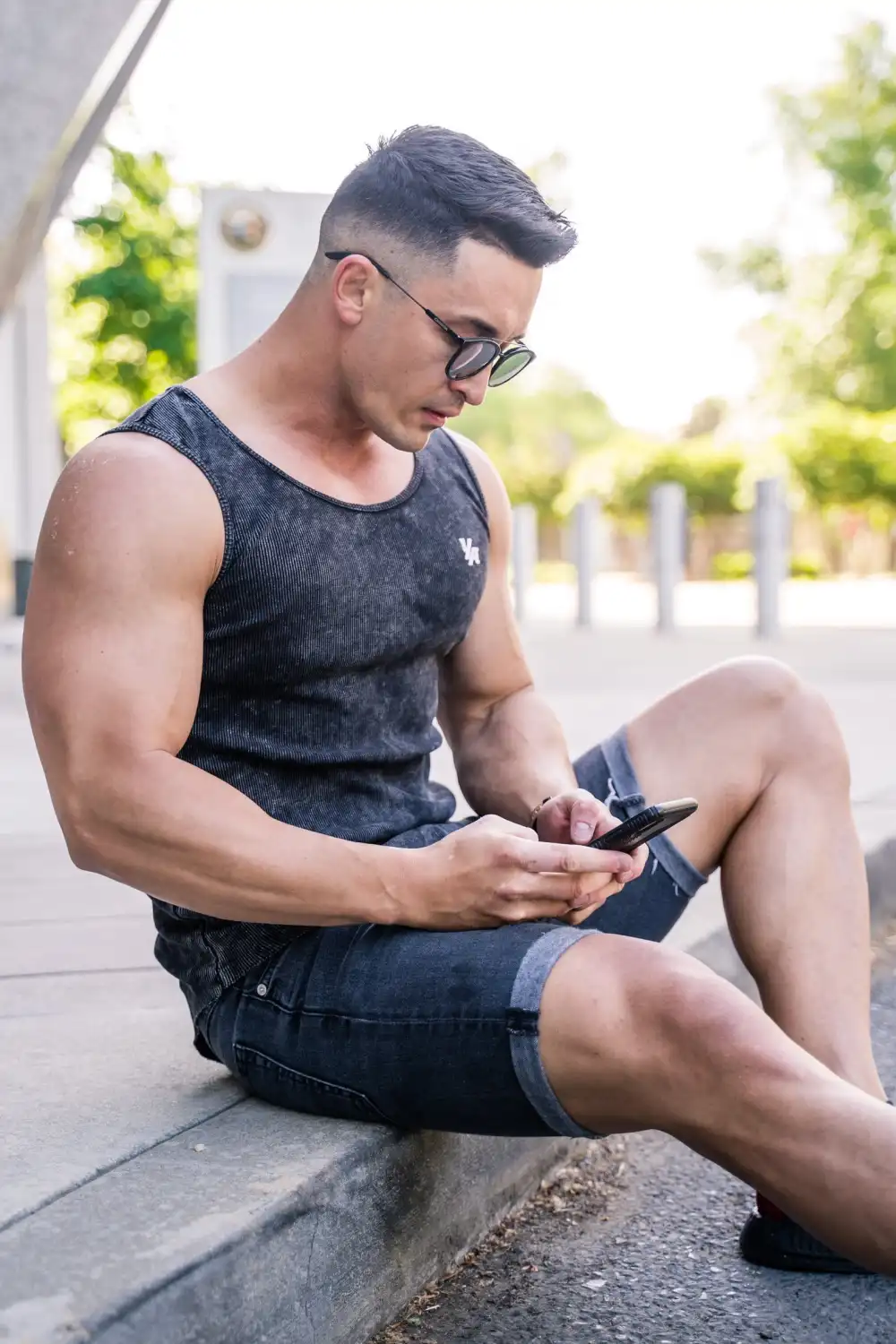 314 Scoop Bottom Ribbed Tank