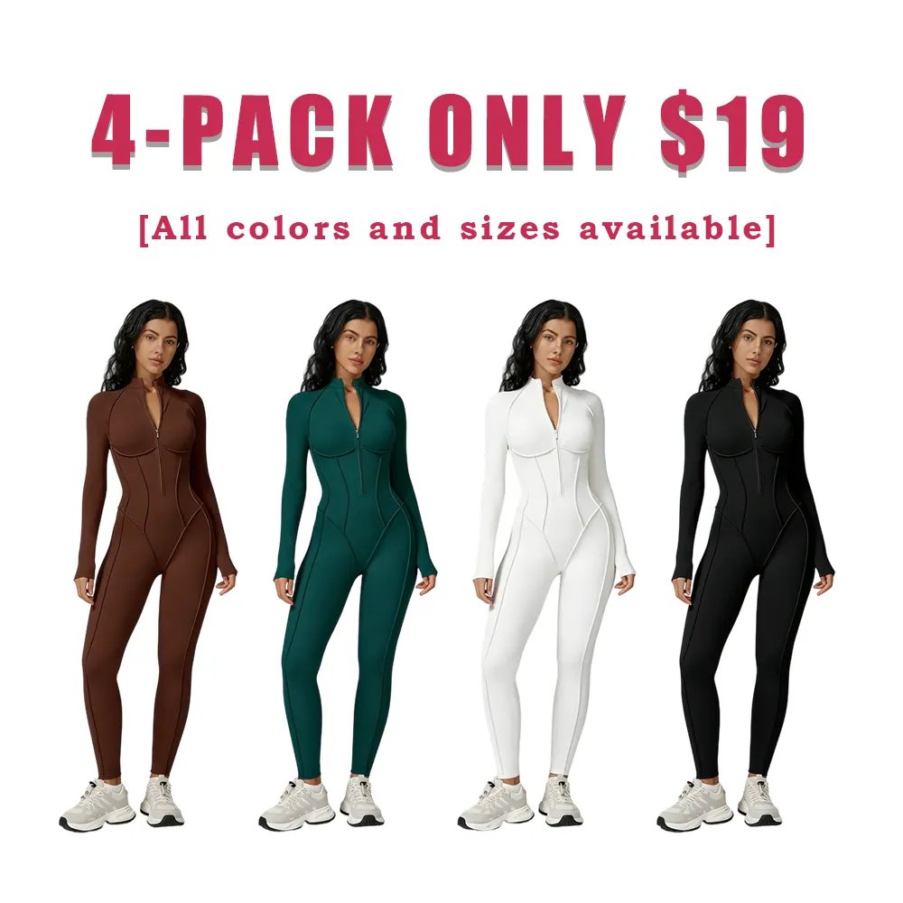 Women's Zippered High-Neck Shaping Bodysuit