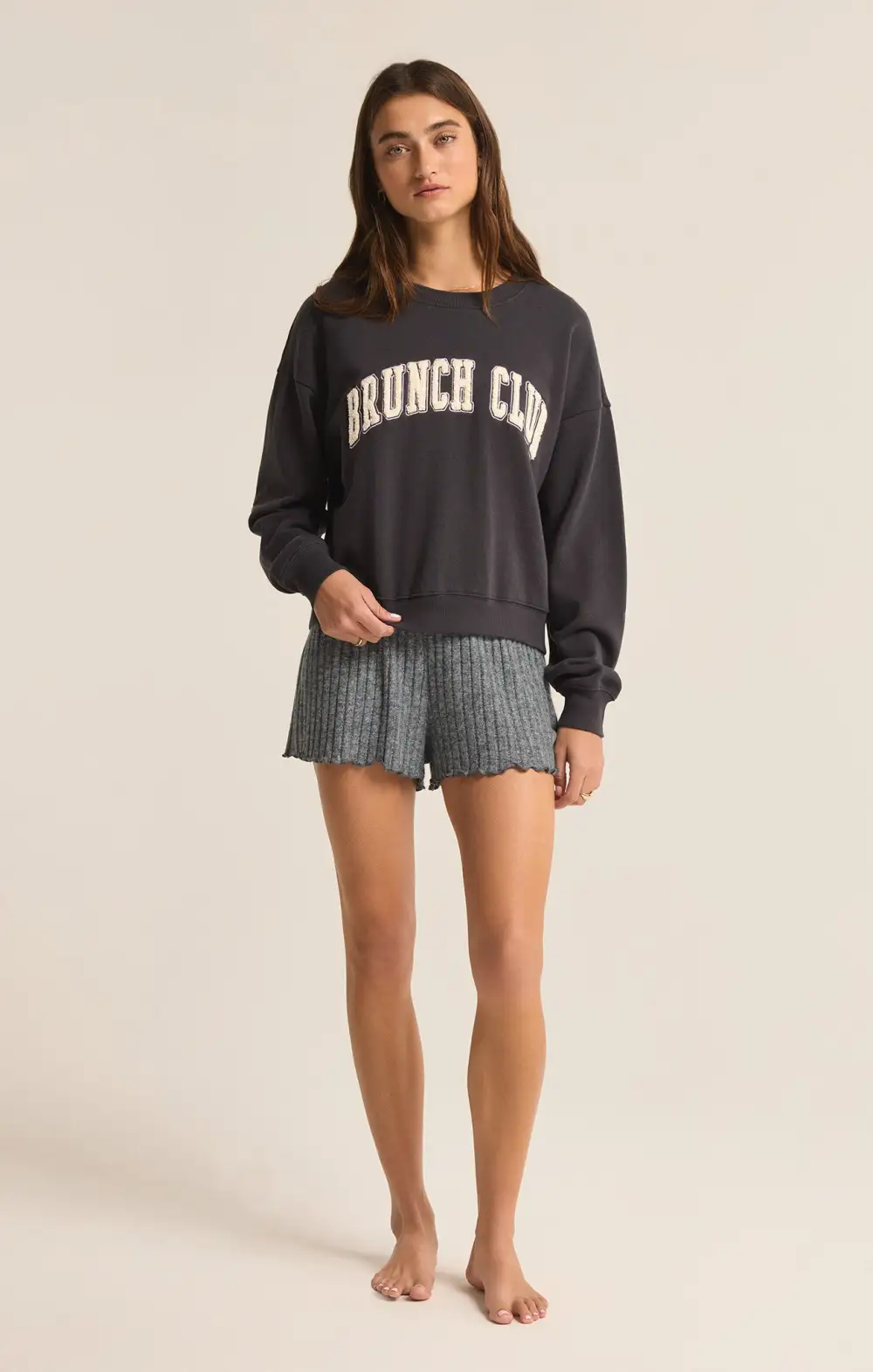 Dawn Smocked Rib Short