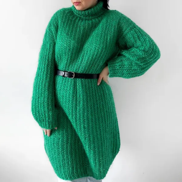Vintage High Collar Casual Comfy Knitwear