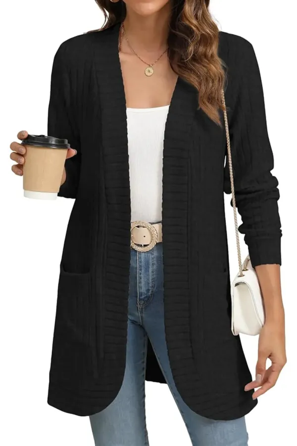 ⚡ONLY TODAY ⚡Women Long Sleeve Open Front Cardigan