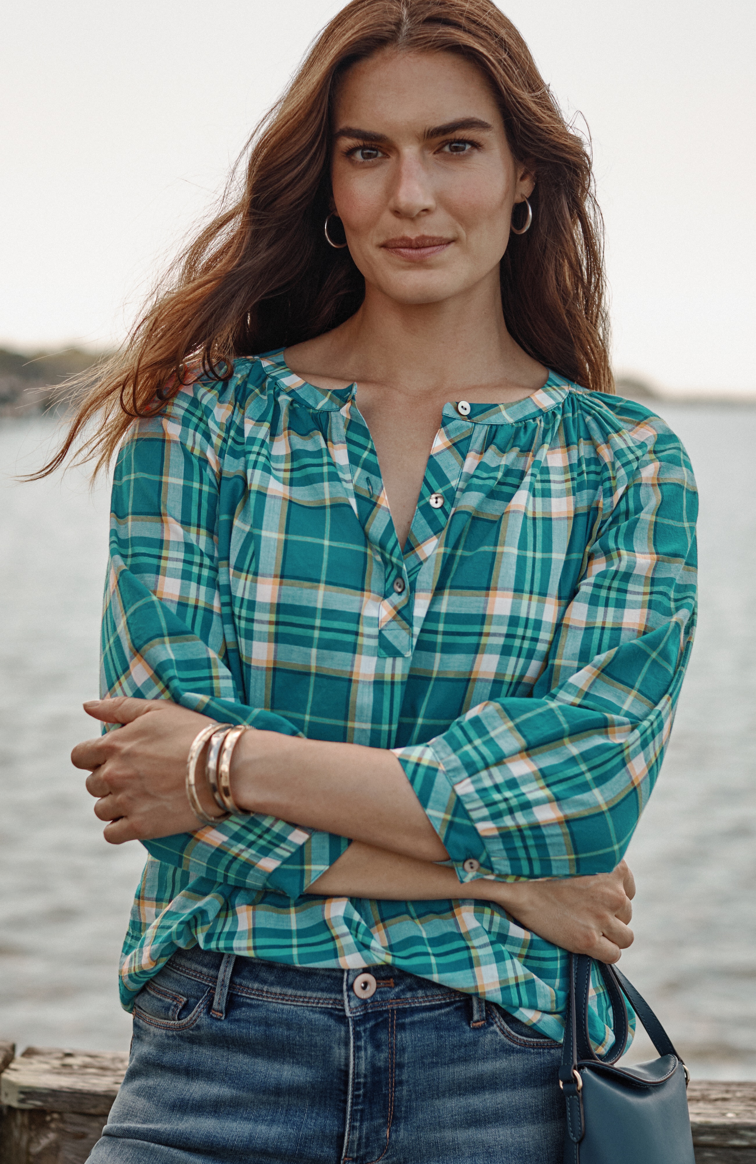 Cotton Voile Pullover Top