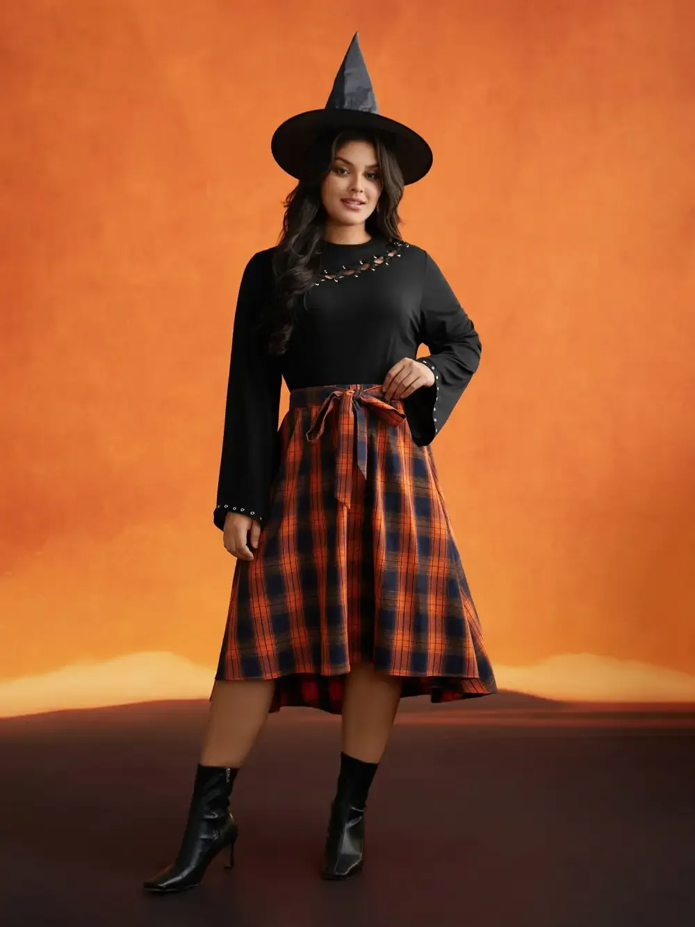 Peek-A-Boo Cut-Out Neckline T-Shirt