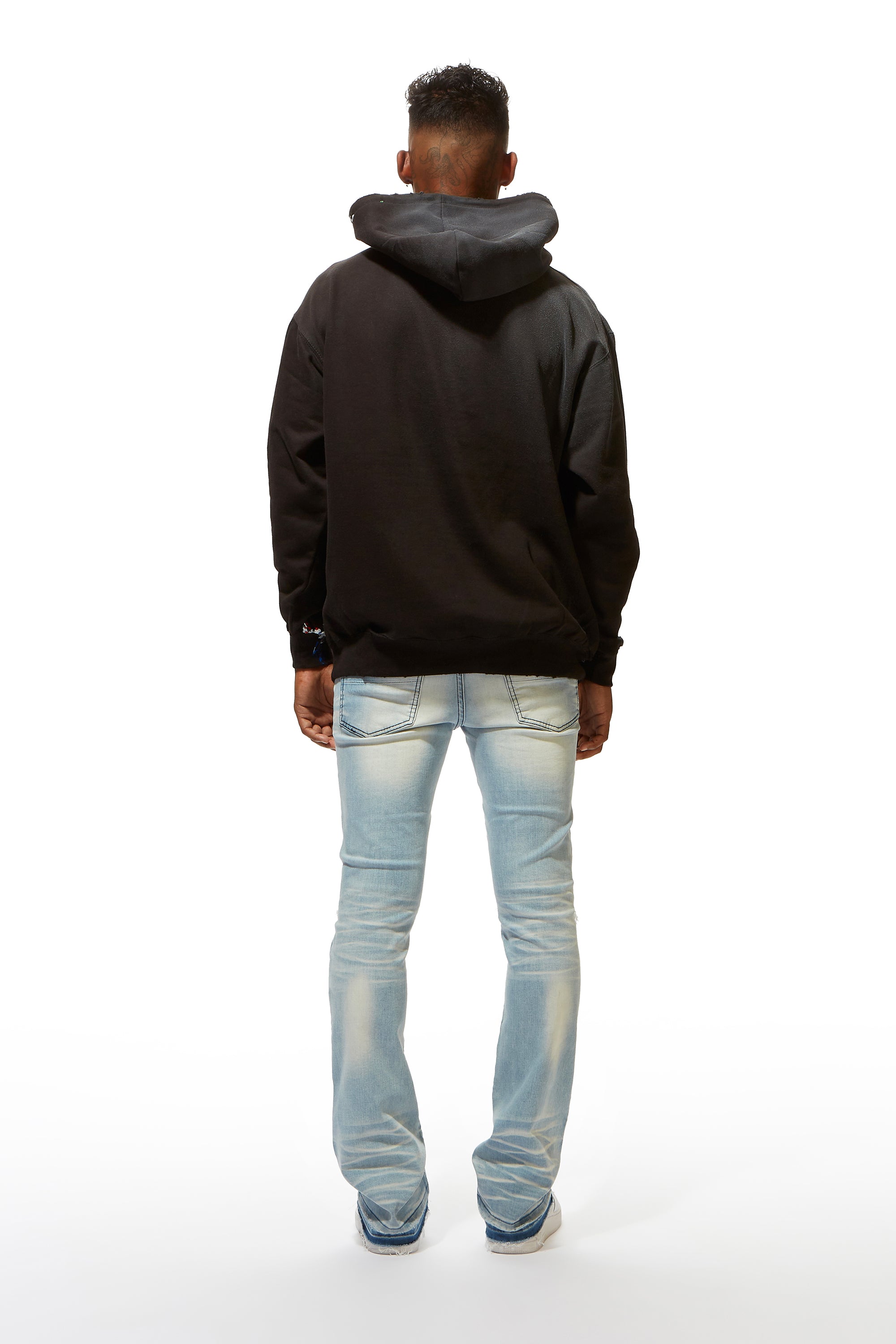Rockstar Art Dist. Black Graphic Hoodie