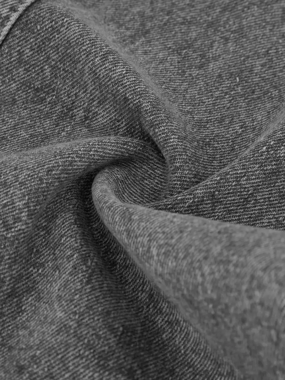 Street Stitching Multi-Pocket Workwear Washed Jeans