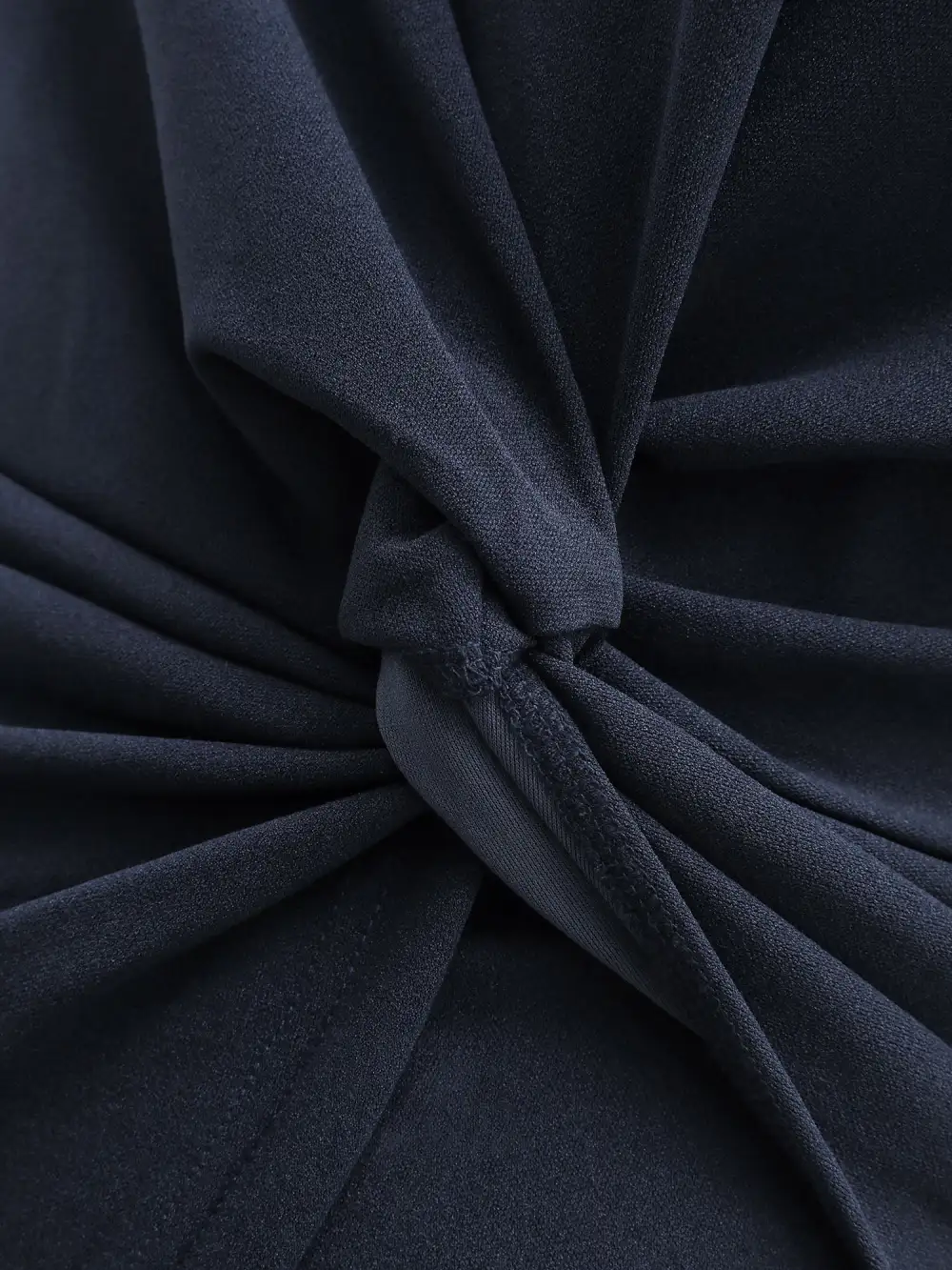 Half-Sleeve Split Front Sheath Midi Dress