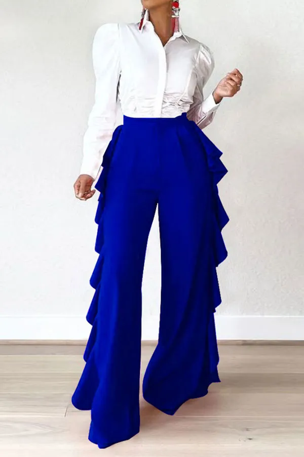  Classic Ruffle Pants