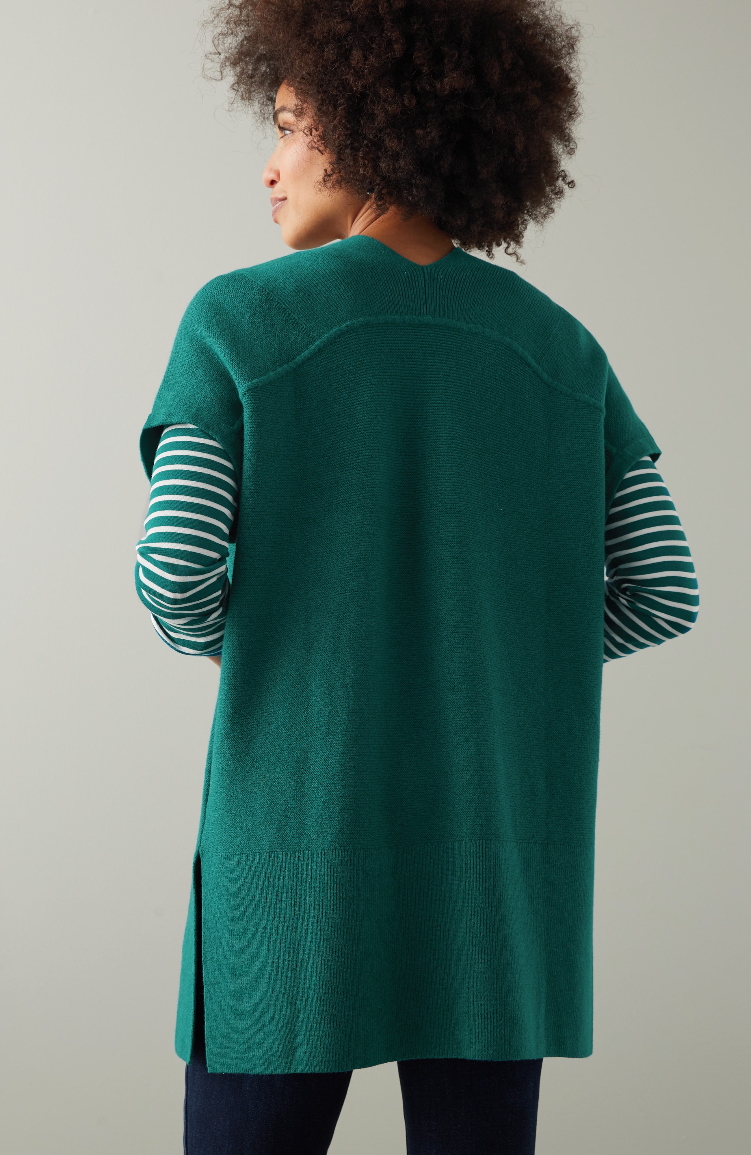 Mixed-Texture Gilet