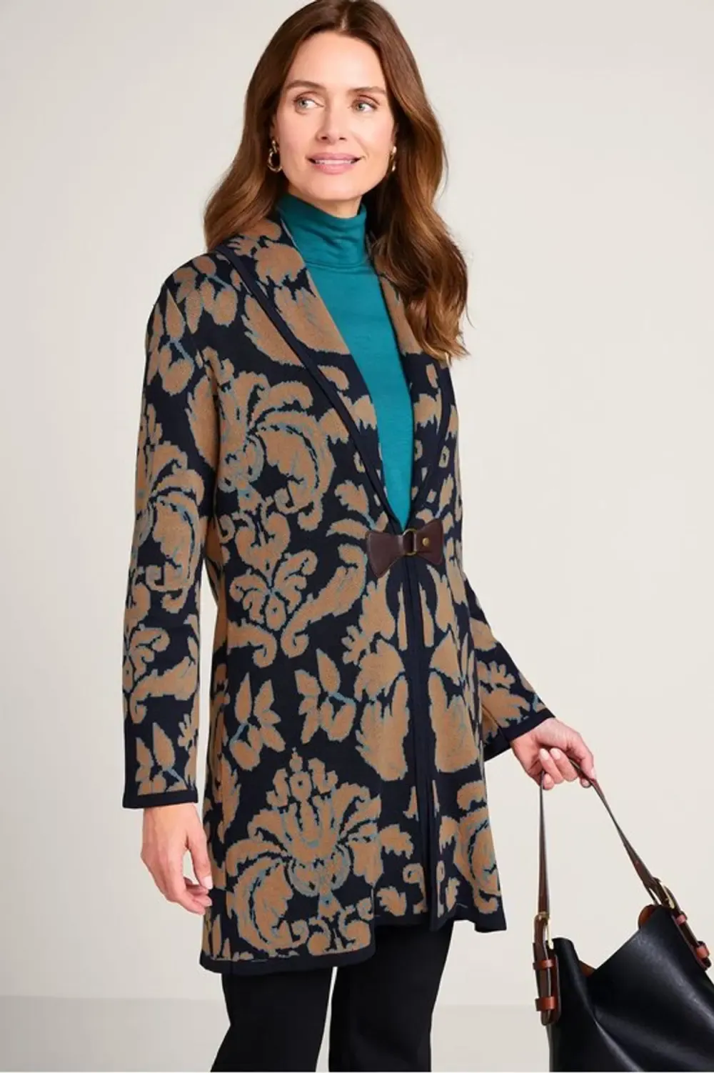 D'Orsay Long Cardigan Sweater