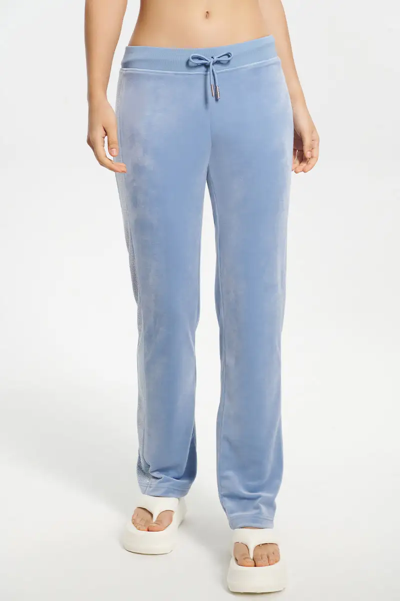 Ombre Bling Velour Track Pants
