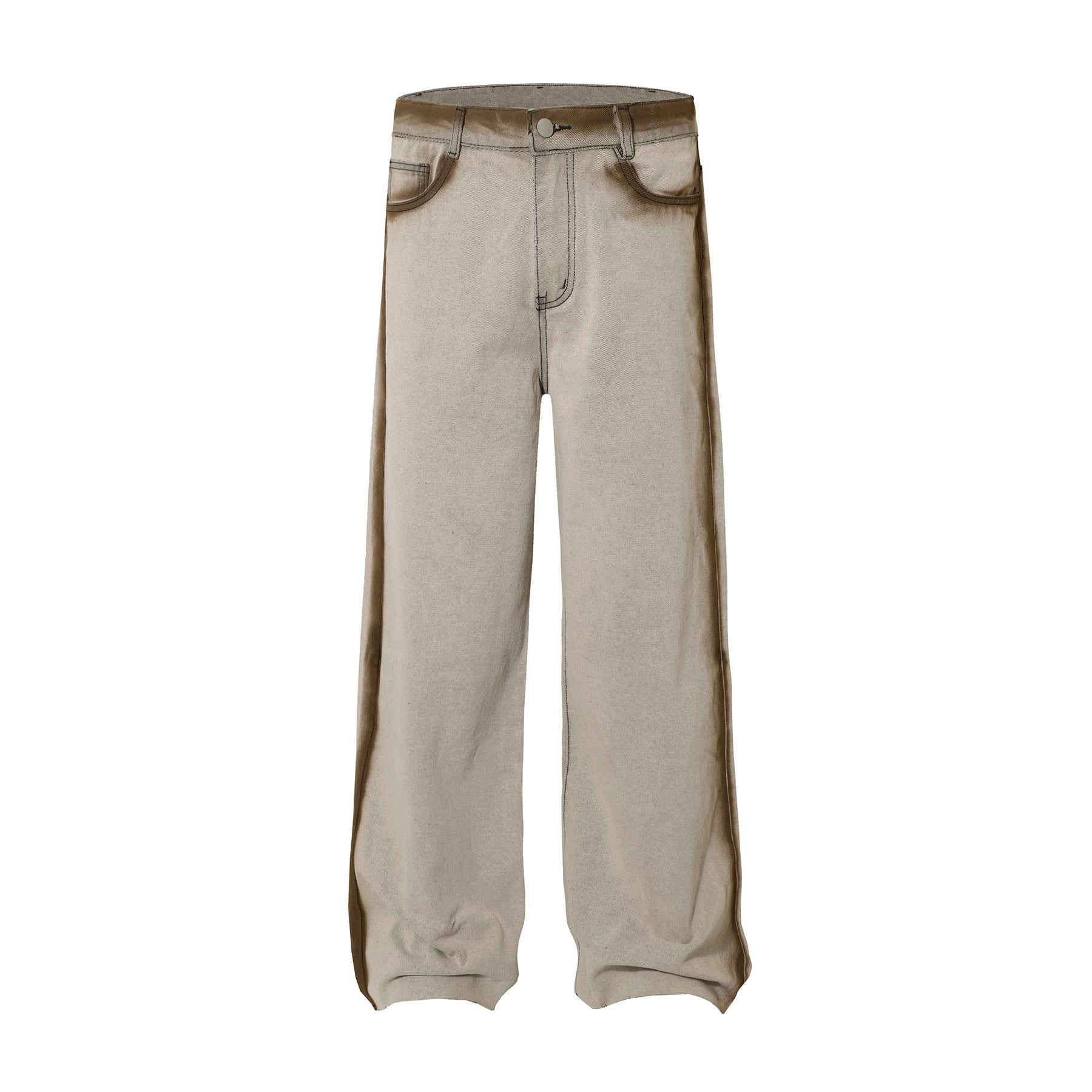 Vintage Distressed Washed Jeans - 2160