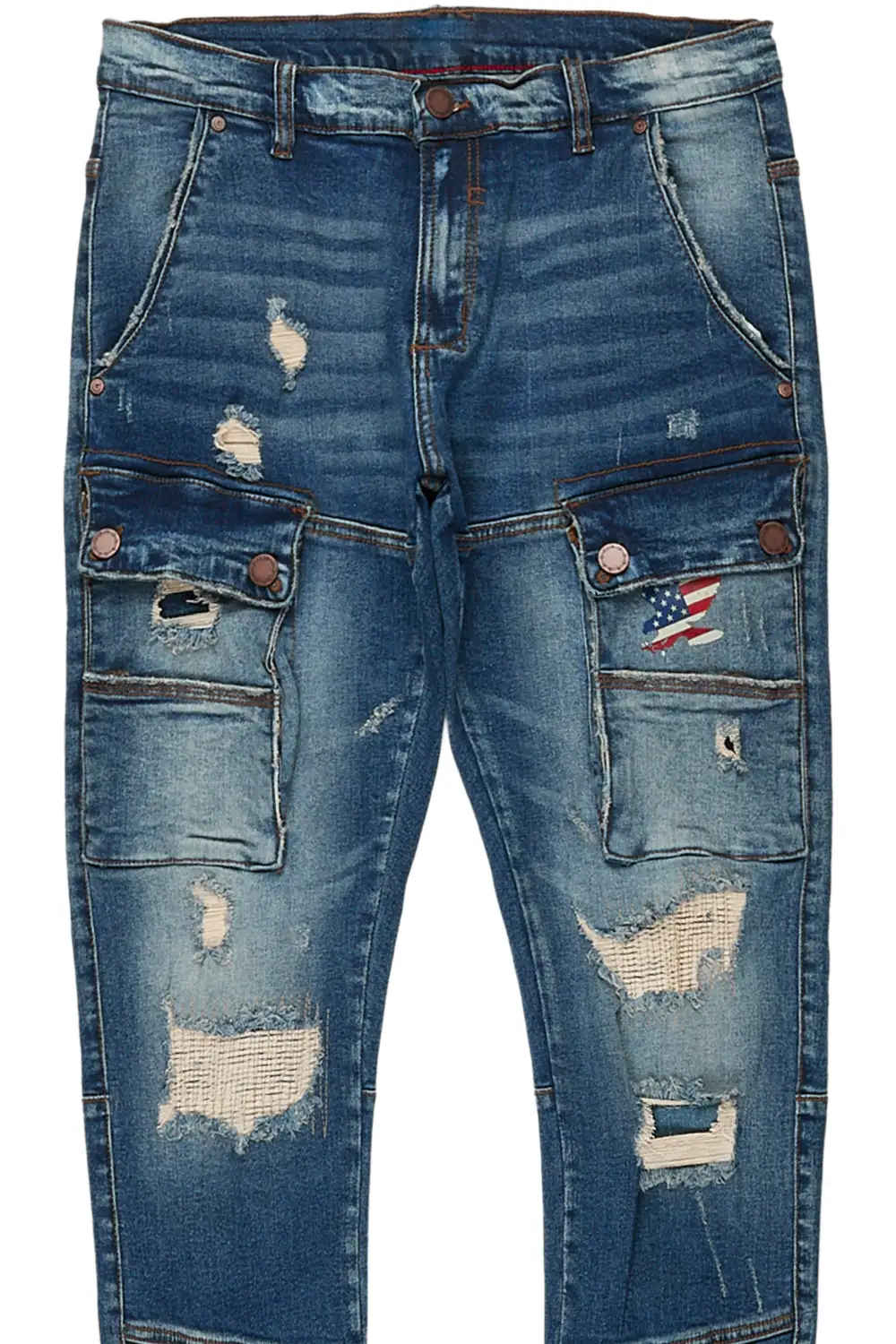 Kaipo Dark Blue Pocket Jean