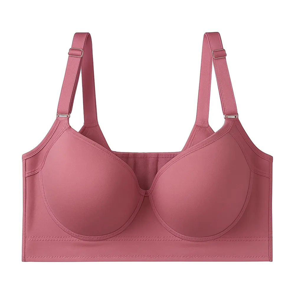 New-Plus size girls' bra, comfortable, slimming and anti-sagging
