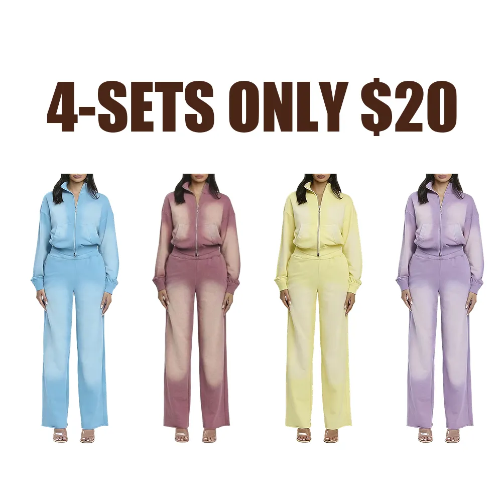 Women's Gradient Casual Two-Piece Set