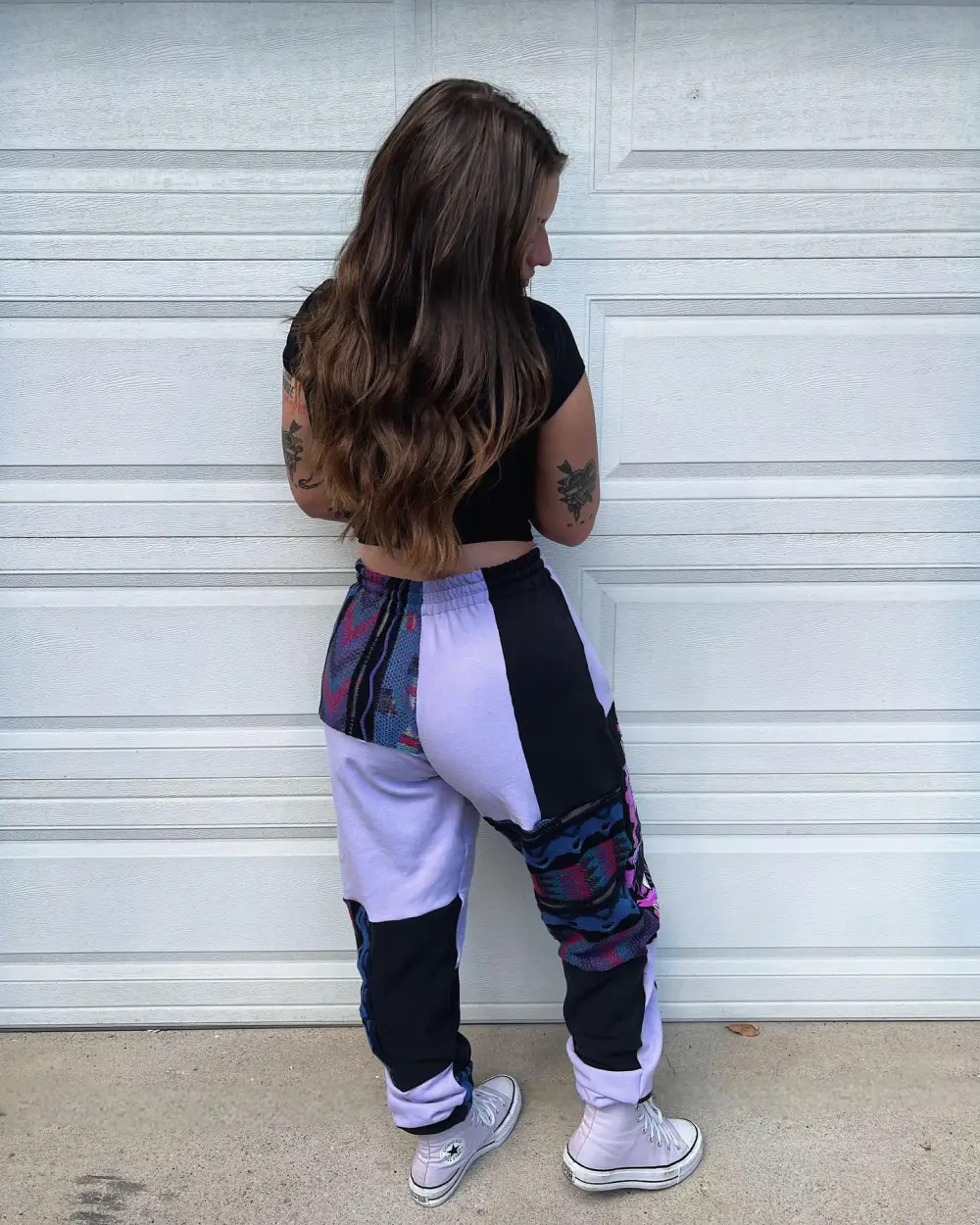 Light Purple sweatpants how perfect and cozy piece for your Halloween day