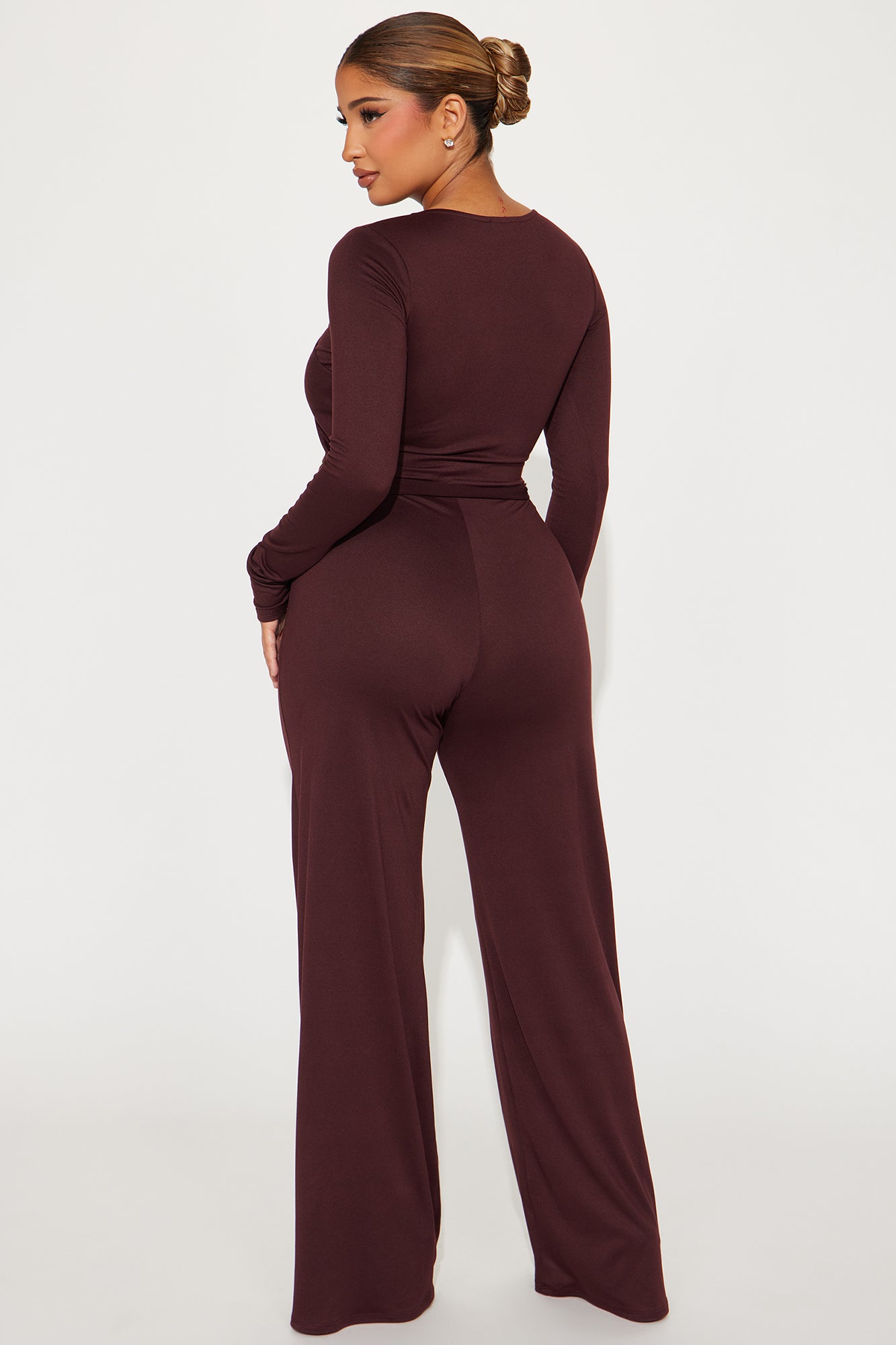 Simple Rules Pant Set - Brown