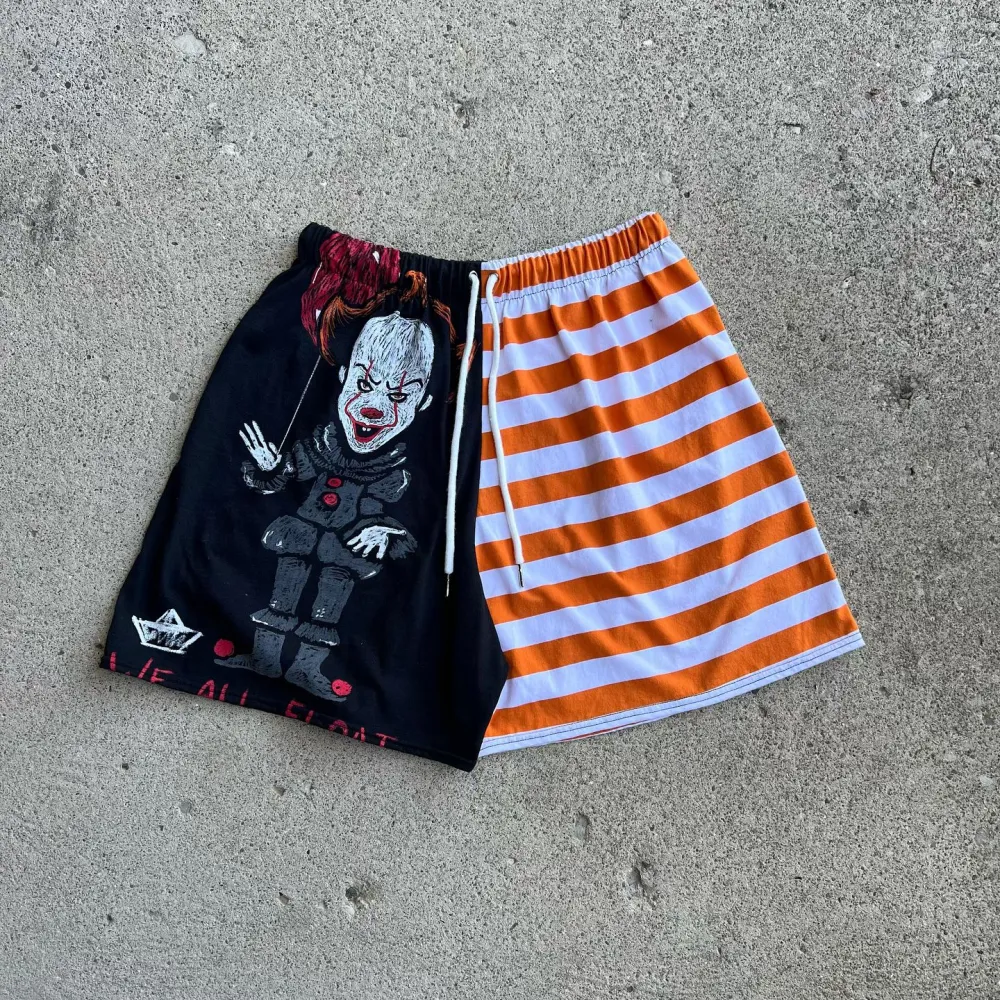 Pink shorts printing how perfect and cozy piece for your Halloween day