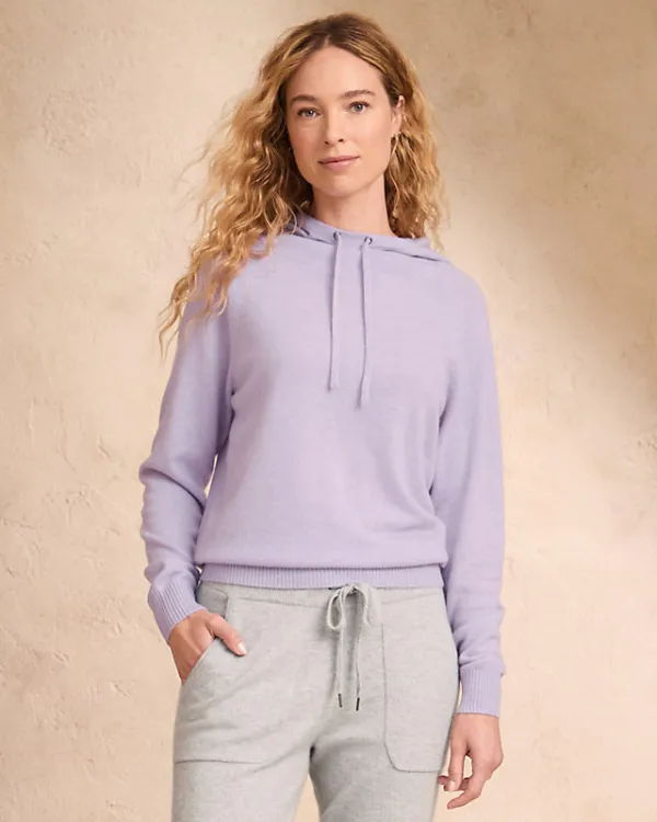 Washable-Cashmere Hoodie