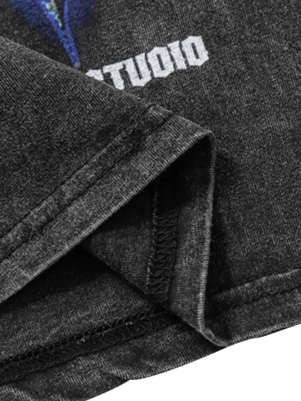 High Street Washed And Aged Loose T-Shirt