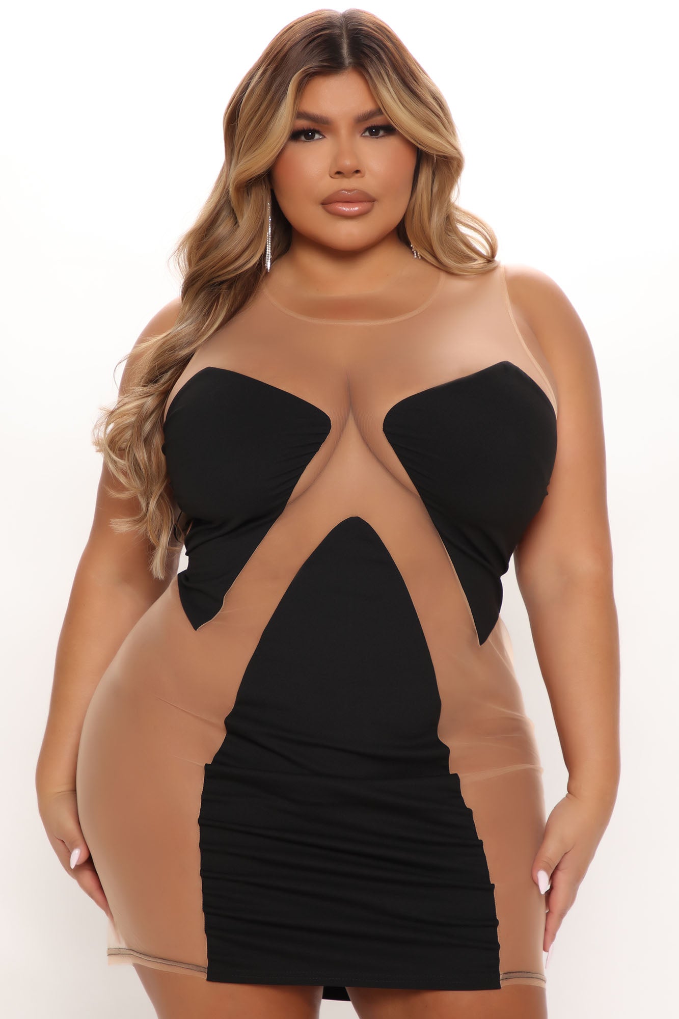 Talk of Town Mini Dress - Black