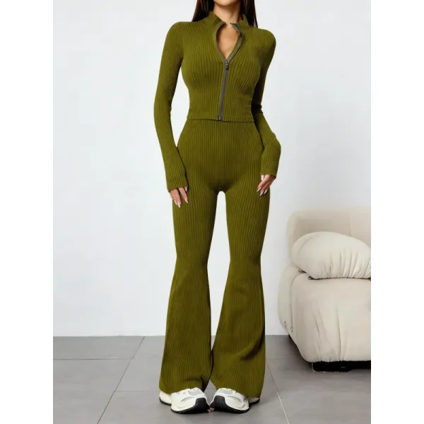 Women's Knitted Two-Piece Set