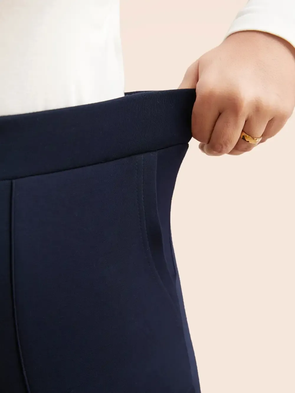 Mid Rise Drawstring Pocket Leggings