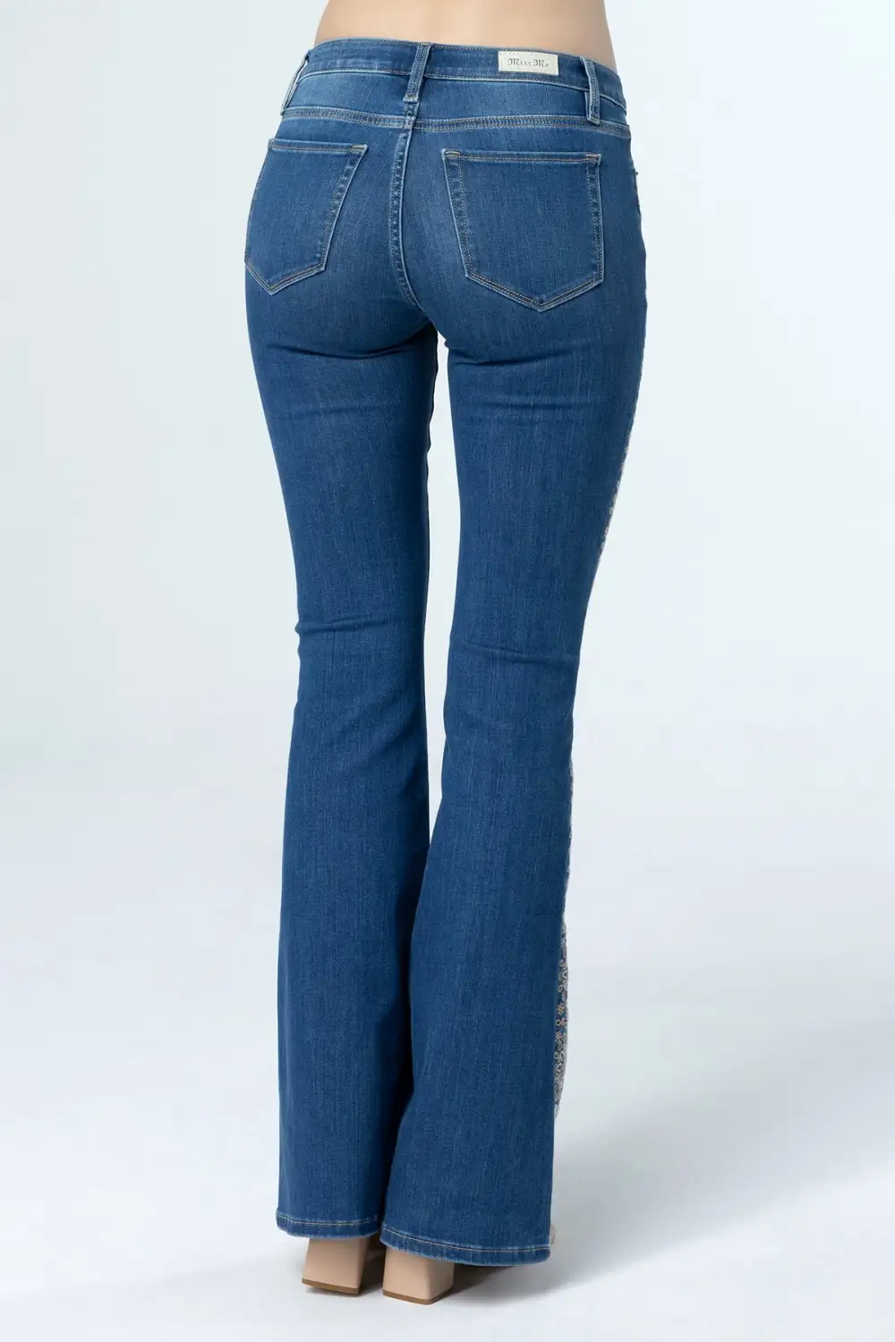 Towering Floral Flare Jeans