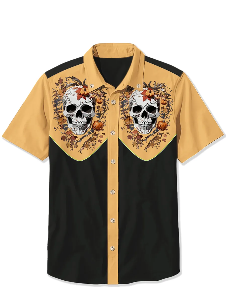 Pumpkin Parasitic Skeleton  Shirt