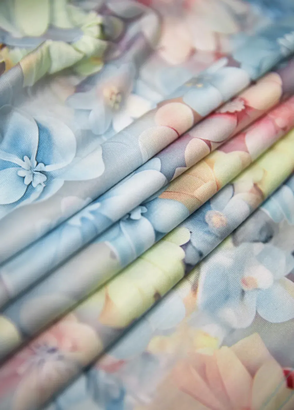 Light Blue Patchwork Floral Print Sleeveless Tank Top