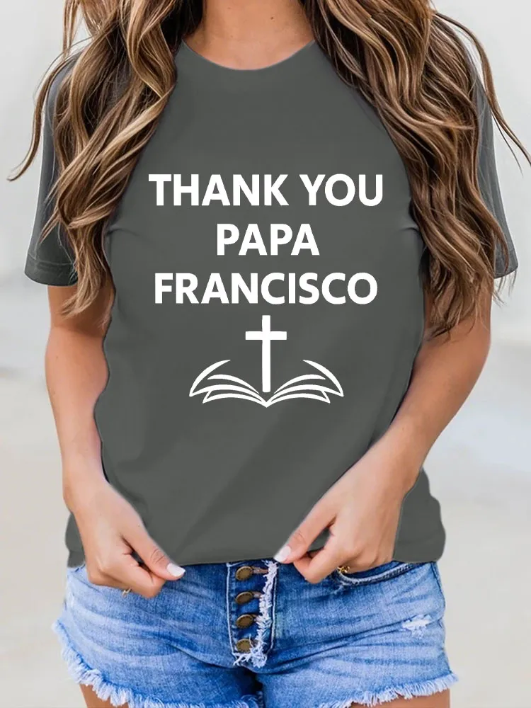 Women'S Thank You Papa Francisco T-Shirt