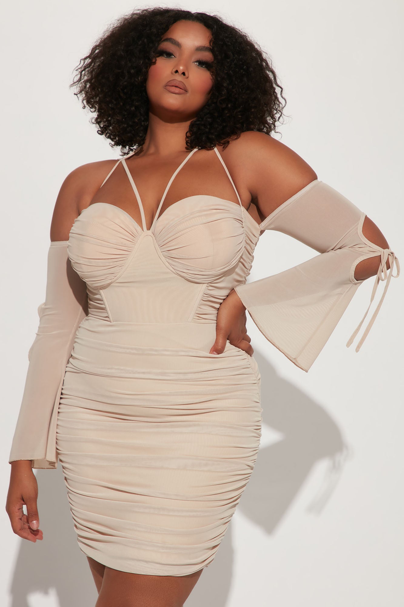 Demie Mini Dress - Cream