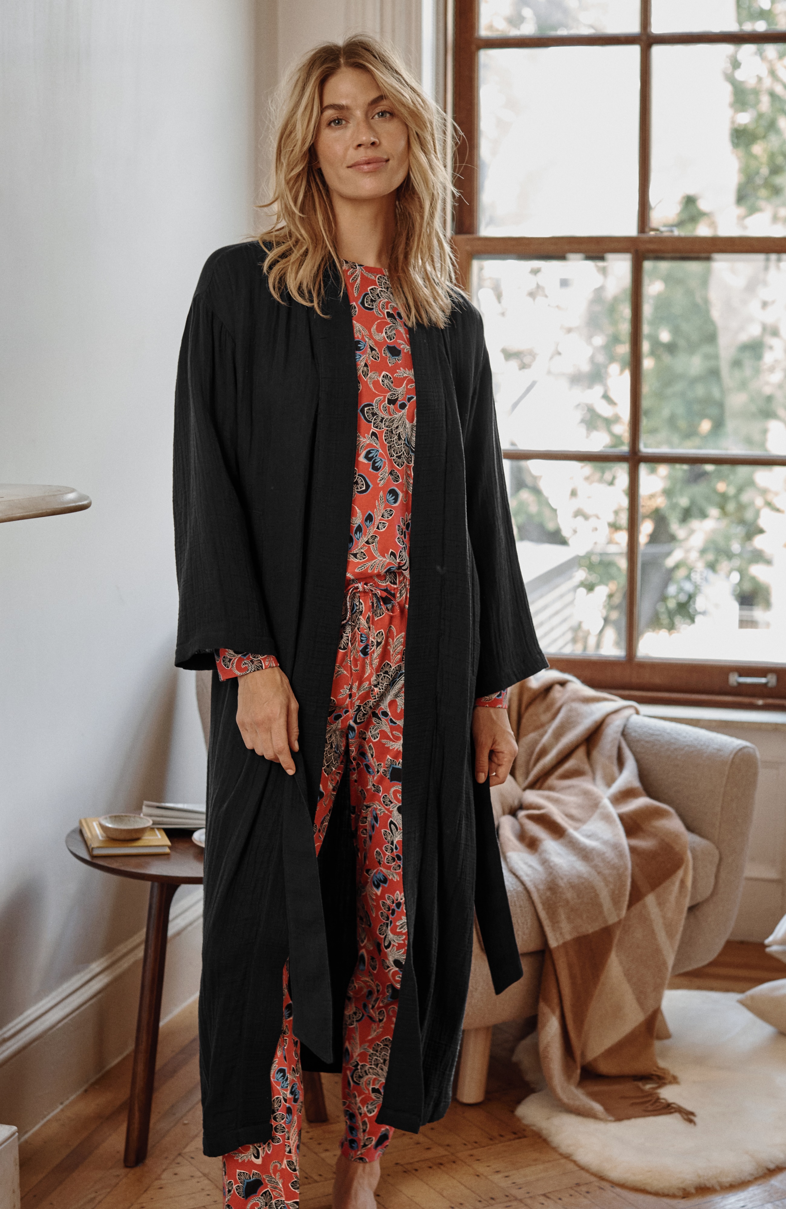 Sleep Cotton-Gauze Robe