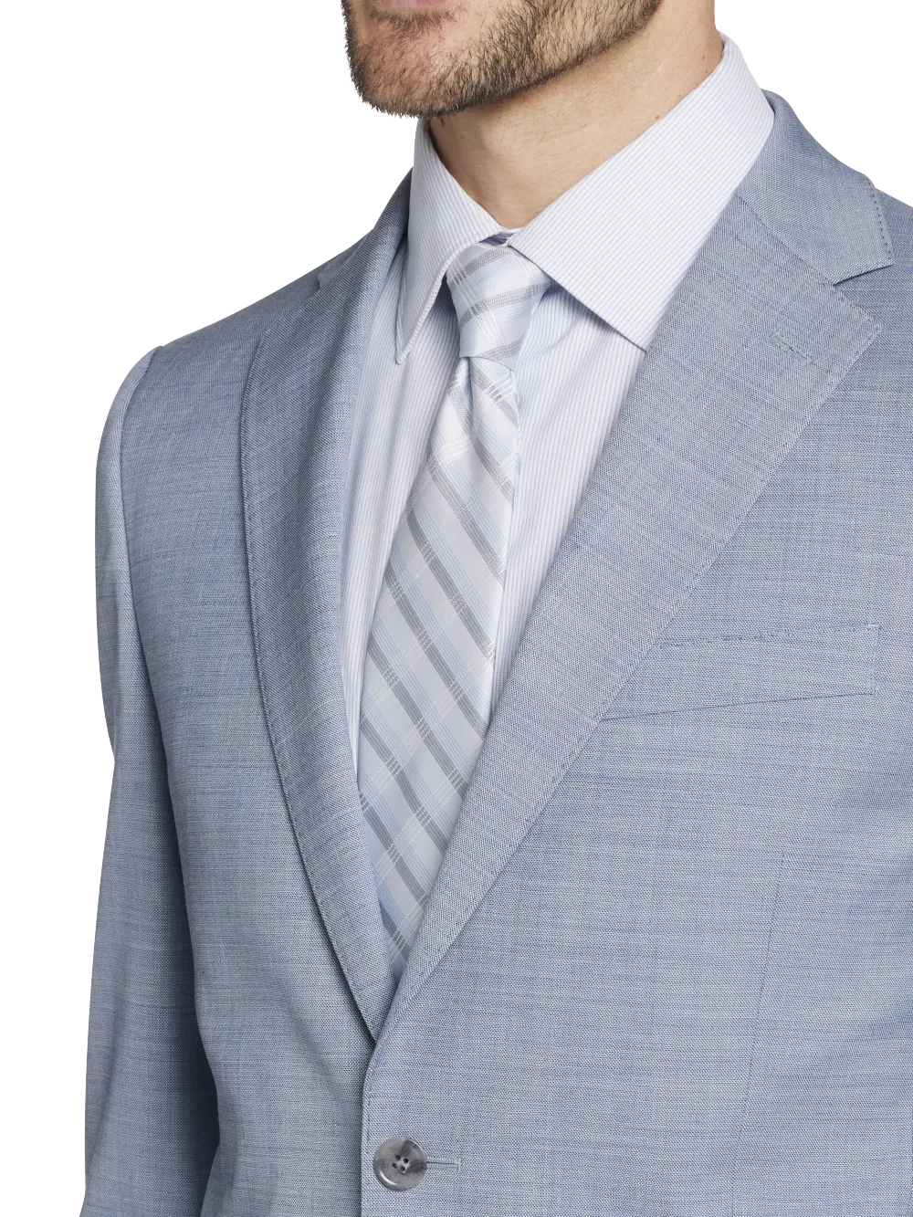 JOE Joseph Abboud Slim Fit Linen Blend Suit Vest
