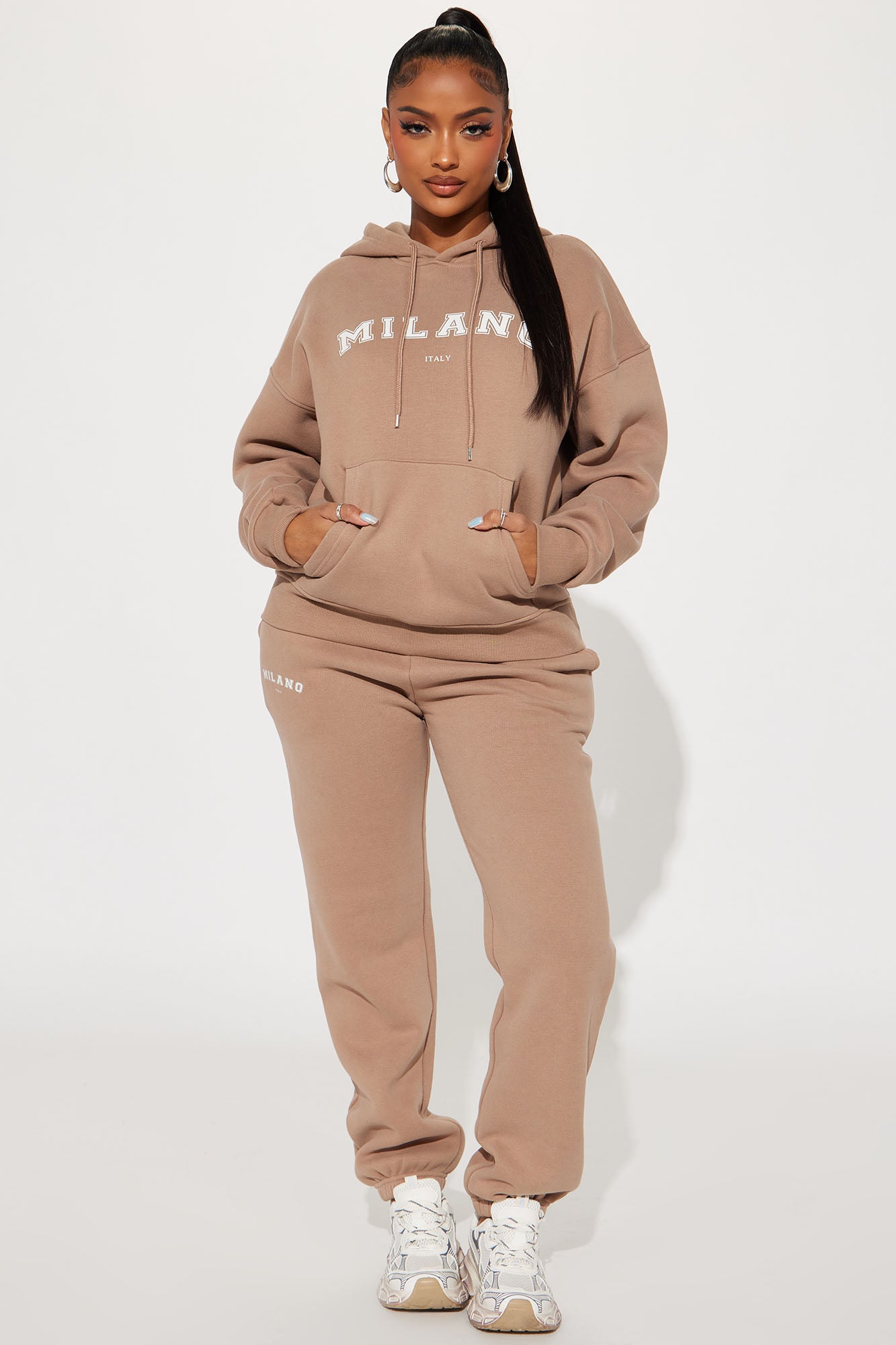 Milano Sweatpant Set - Mocha