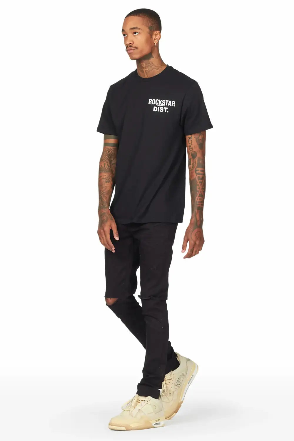 Lake Black/White T-Shirt/Slim Fit Jean Bundle