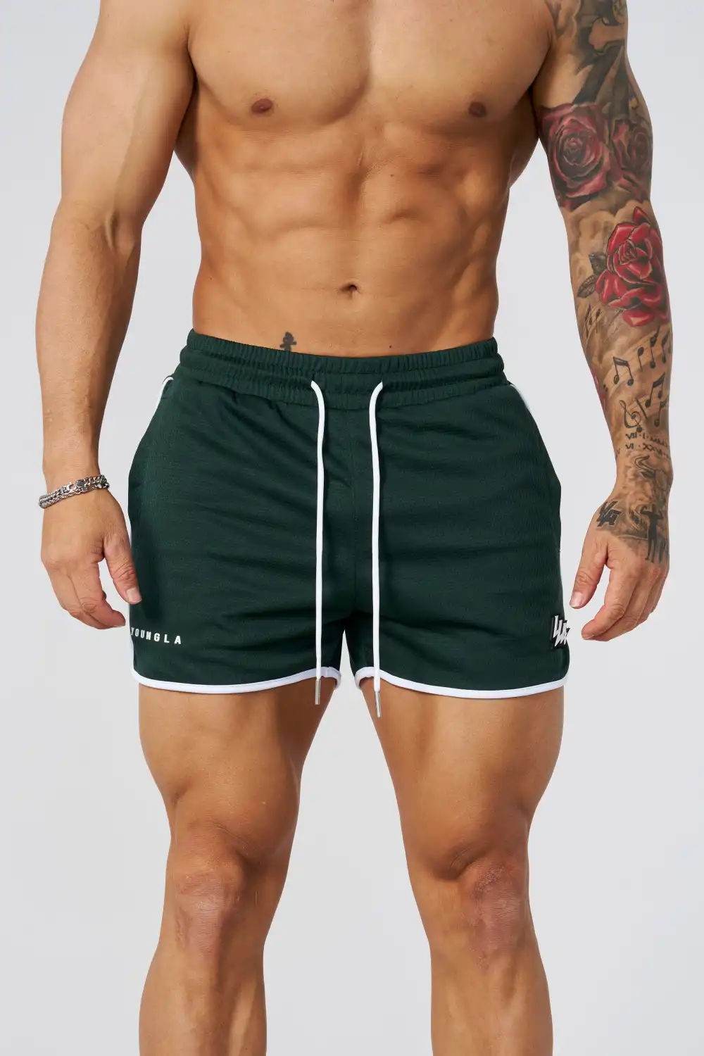 1037 - Mesh Bodybuilding Shorts