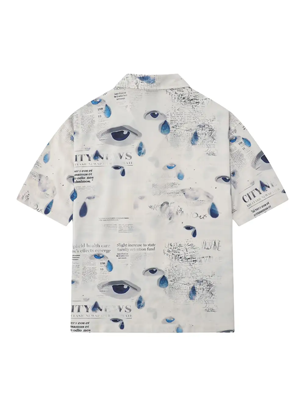 American Hip Hop Eye Print Shirts