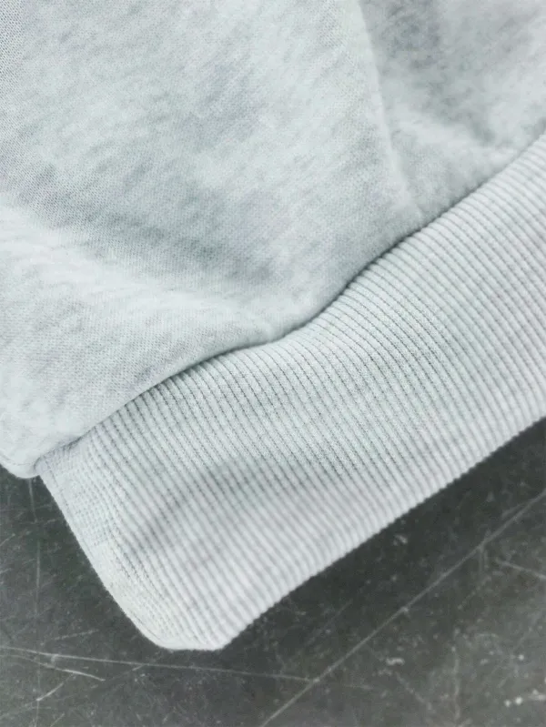 Half Zipper Pullover Sweatshirt With Long Sleeves
