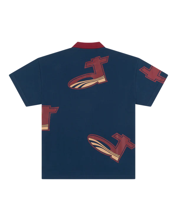 DT Pique Polo Blue