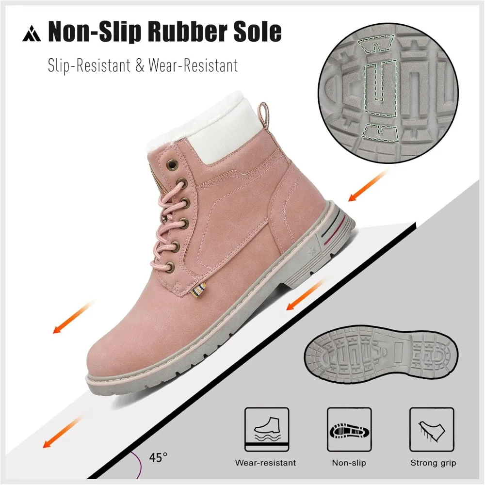 Winter Snow Boots for Men and Women | Water Resistant, Anti-Slip, Warm Lined