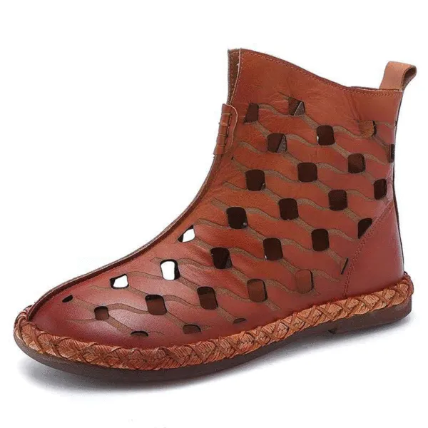 Comfortable cutout sandals