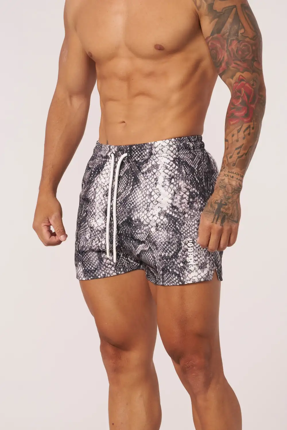 1128 - Animal Mesh Reversible Shorts
