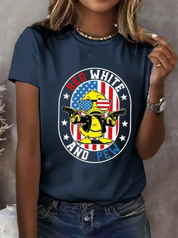 Women'S Short-Sleeved Casual T-Shirt